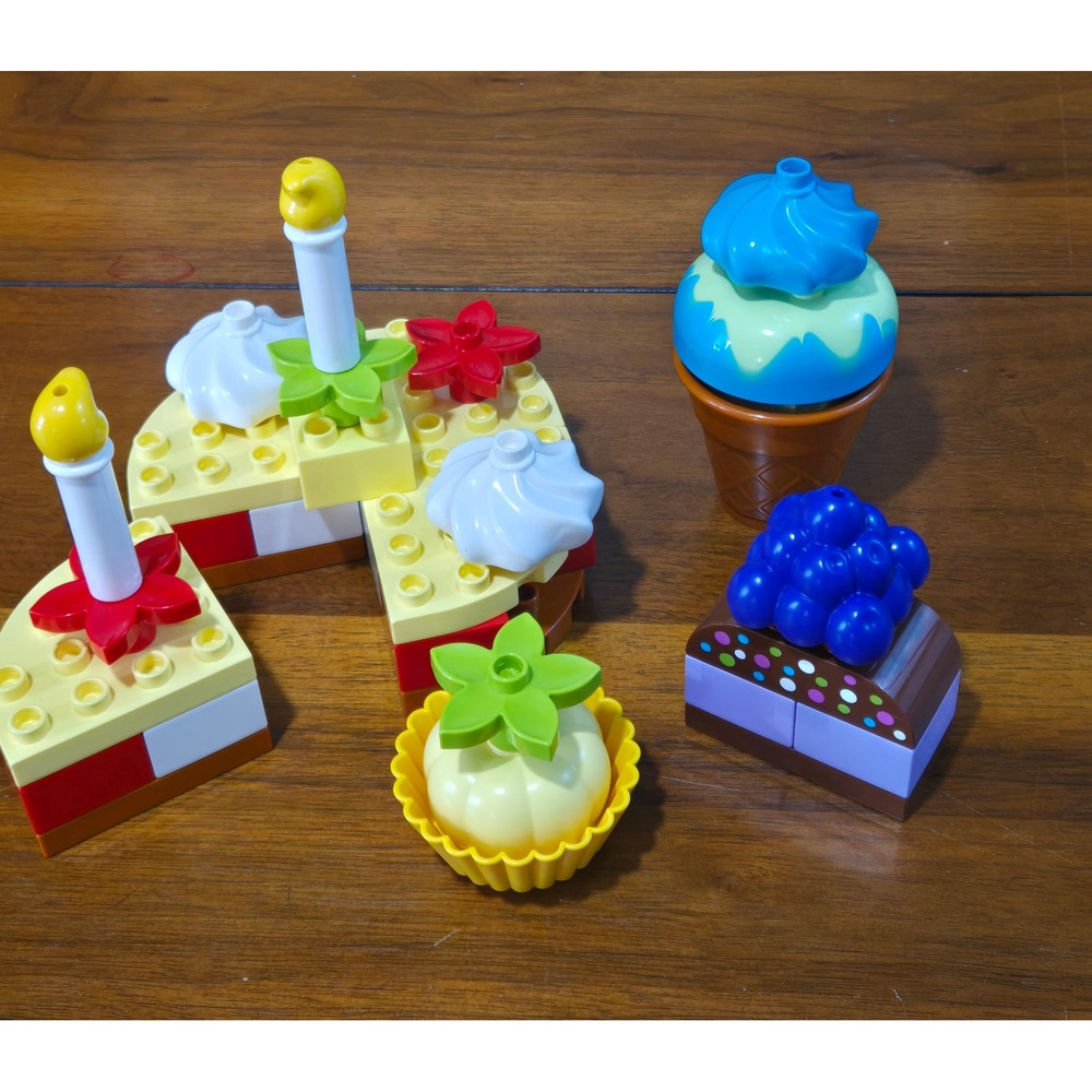 LEGO Duplo Creative Cakes Set 6785 Building Blocks Dessert Food Toys Multi-color